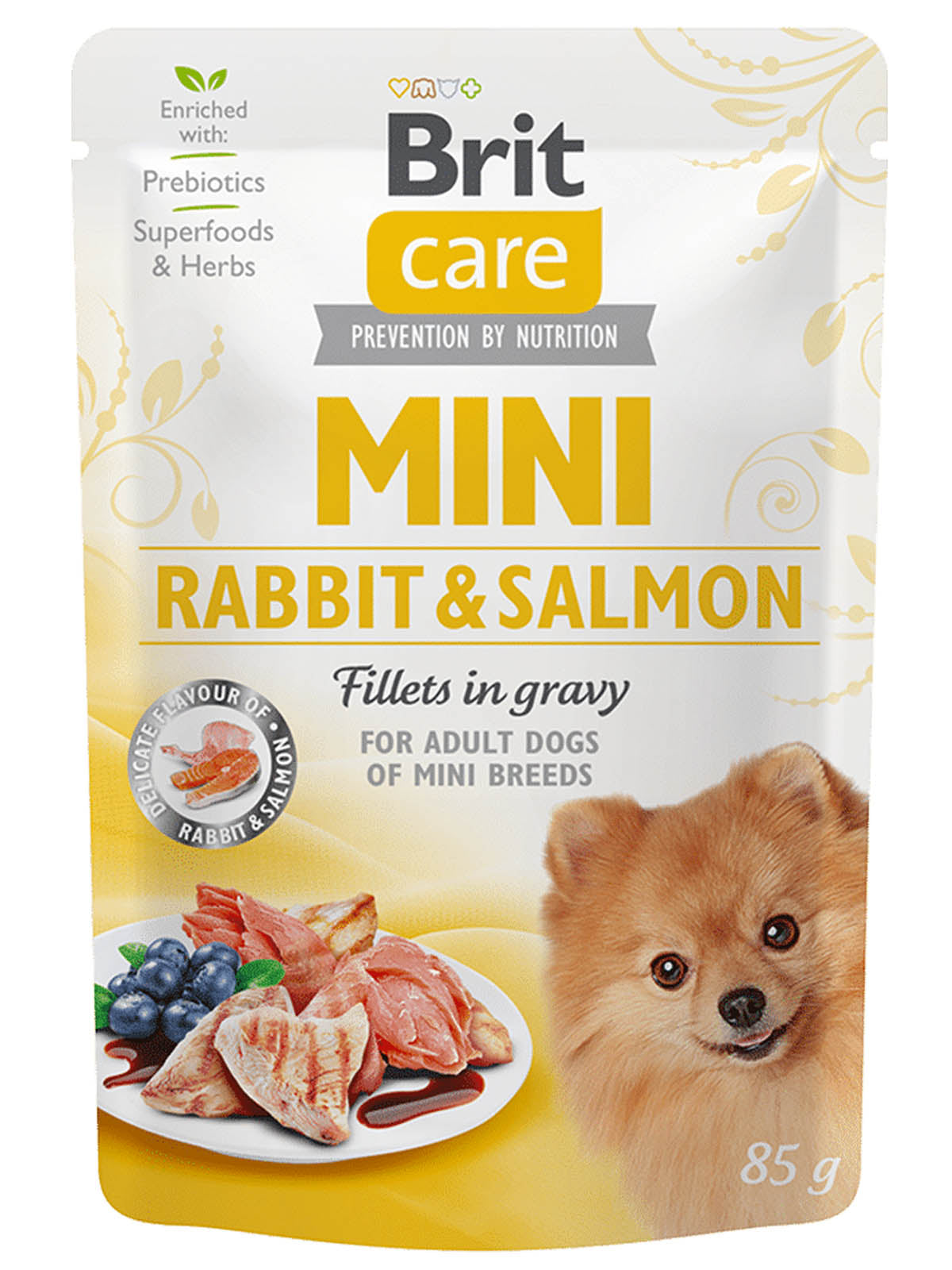 Rabbit and salmon dog sales food