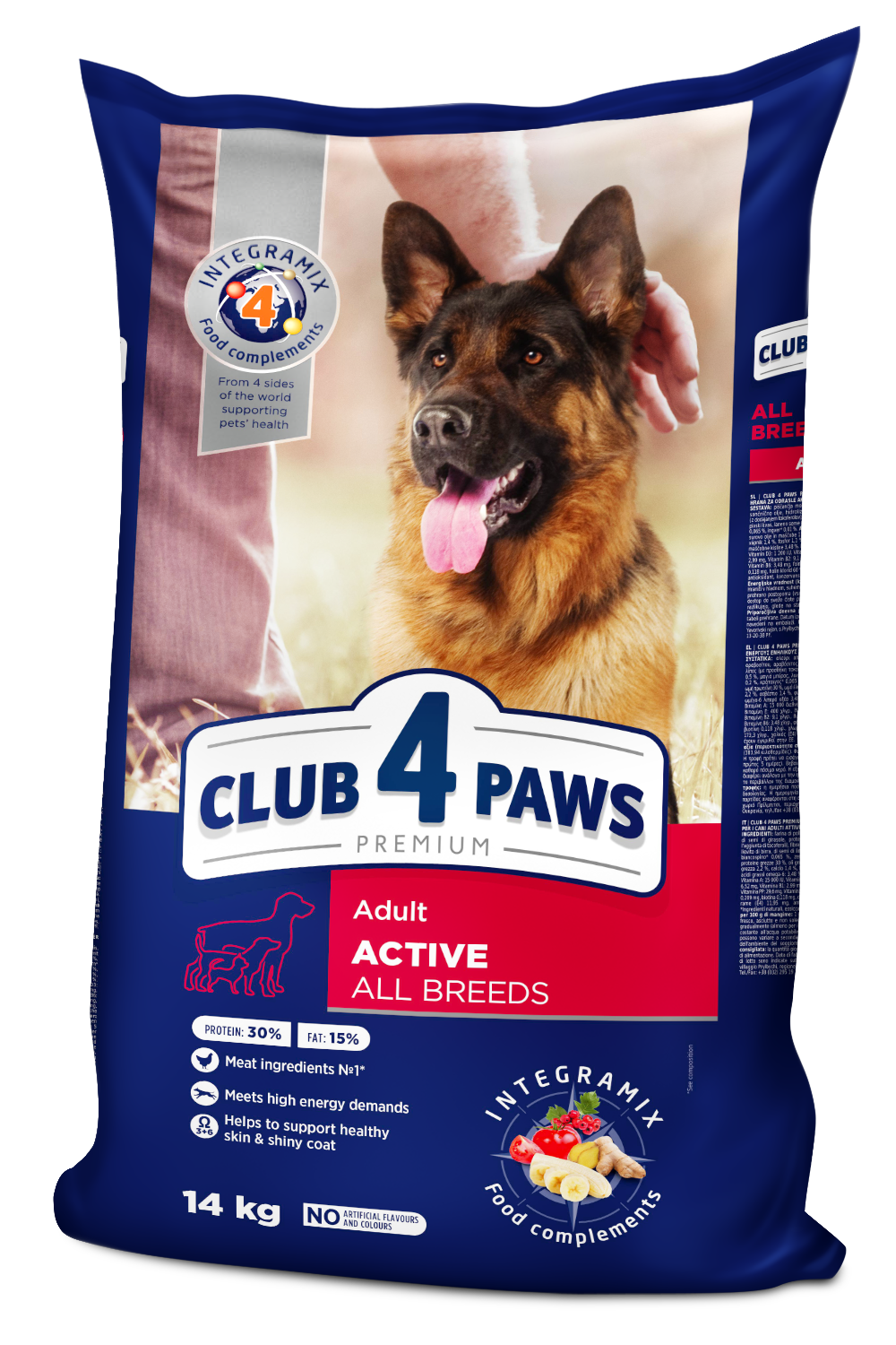 CLUB 4 PAWS Premium Active All Breeds petshopmalta