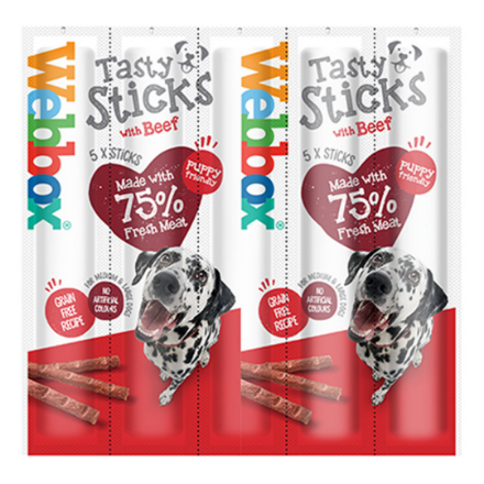 Webbox Dog's Delight Sticks with Beef (Large Dogs)