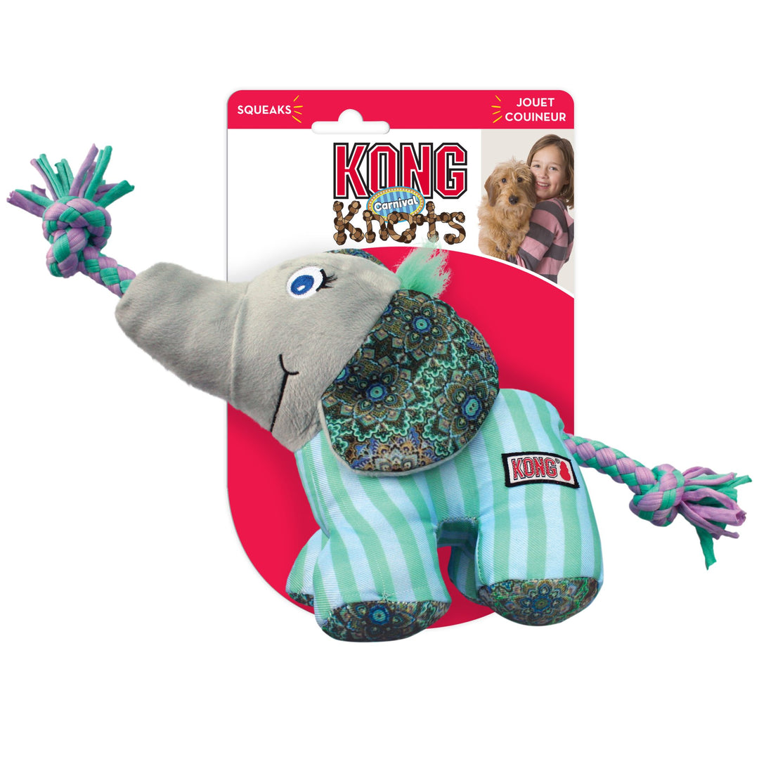 KONG Knots Carnival - Elephant (small/medium)