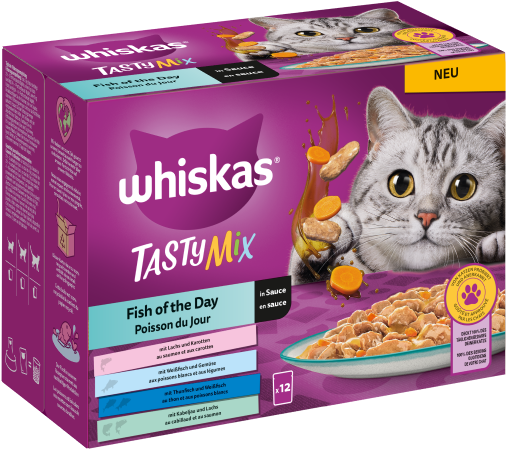 Whiskas  Tasty Mix Fish of the day Variety Pack - 12 pack