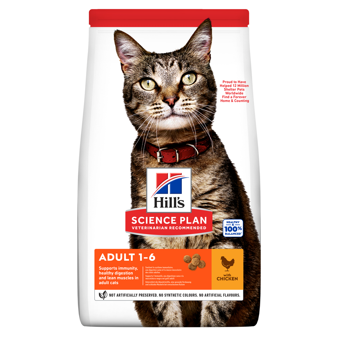 Hill's Science Plan Adult 1-6 Optimal Care cat food Chicken