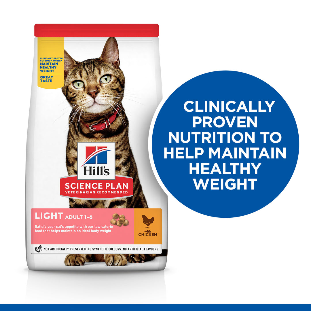 Hill's Science Plan Adult 1-6 Optimal Care Light cat food chicken