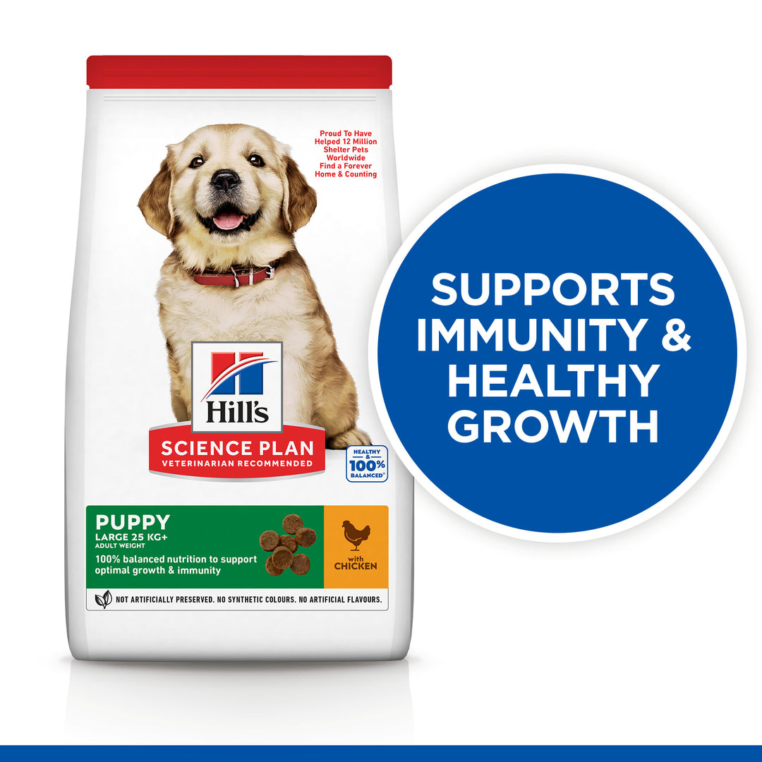 Hill's Science Plan Puppy Healthy Development Large Breed Dog Food with Chicken