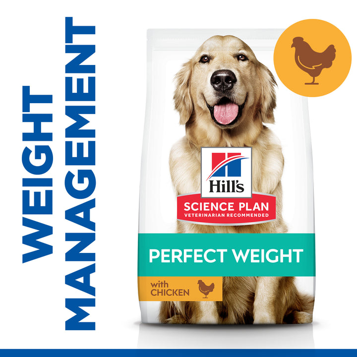 Hill's Science Plan Adult 1-6 Perfect Weight Large Breed Dog Food with Chicken