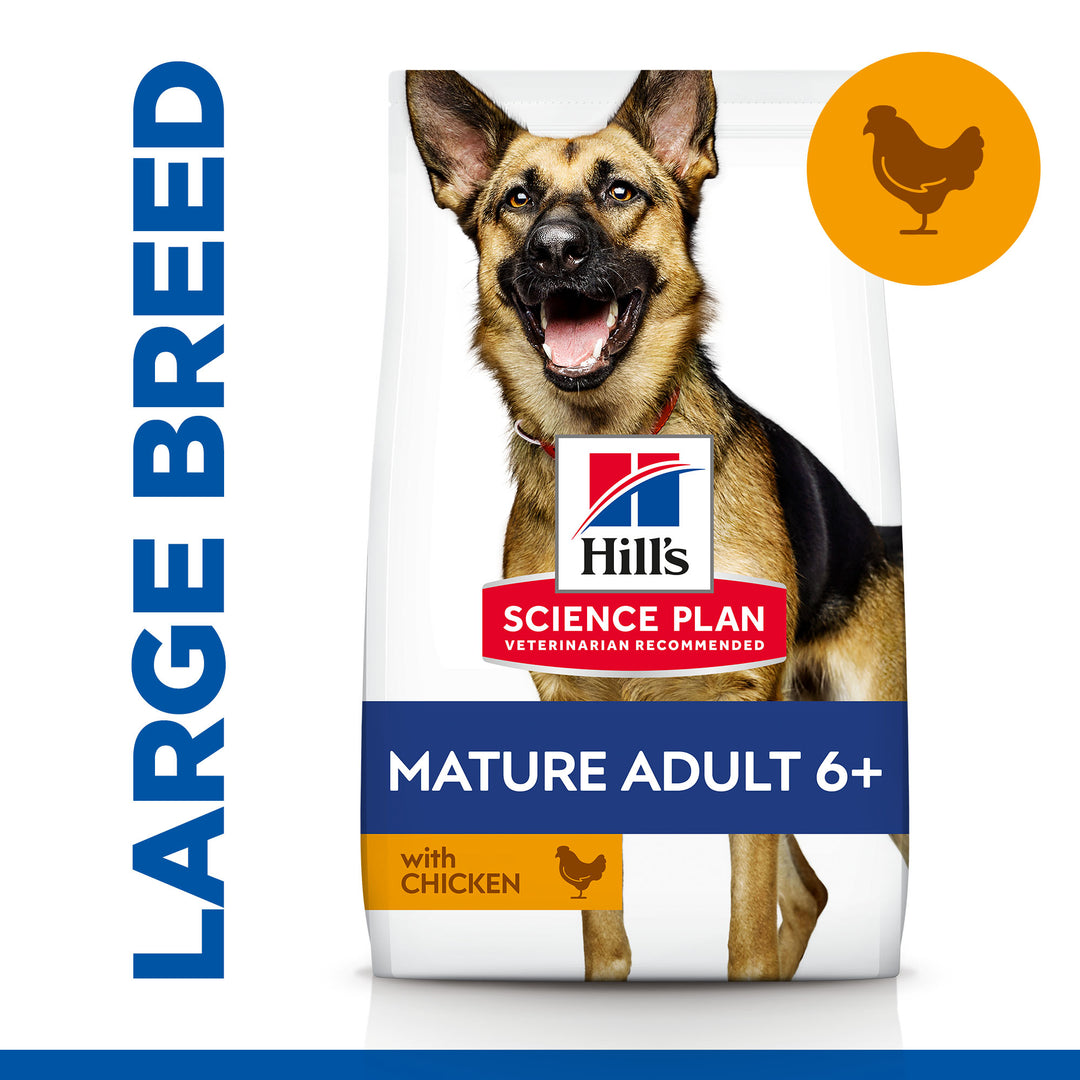 Hill's Science Plan Mature Adult 5+ Active Longevity Large Breed Dog Food with Chicken