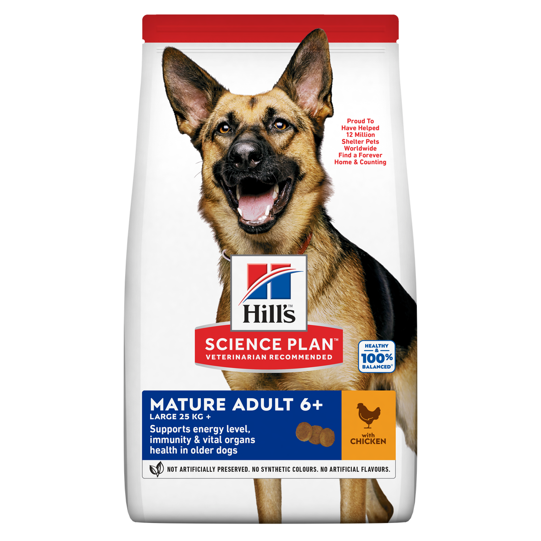 Hill's Science Plan Mature Adult 5+ Active Longevity Large Breed Dog Food with Chicken