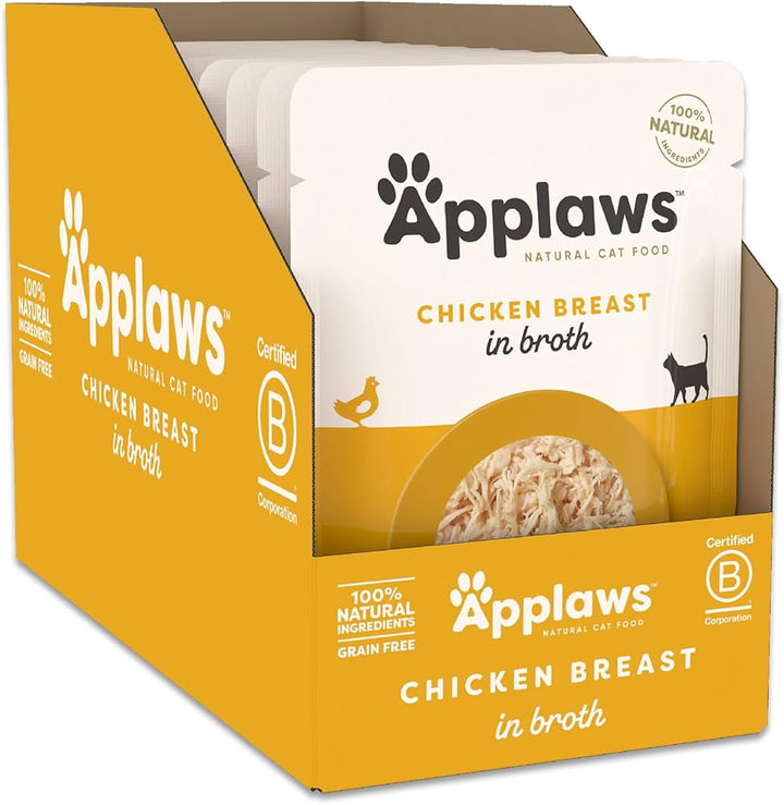 Applaws Pouches Chicken Breast in Broth, 70g