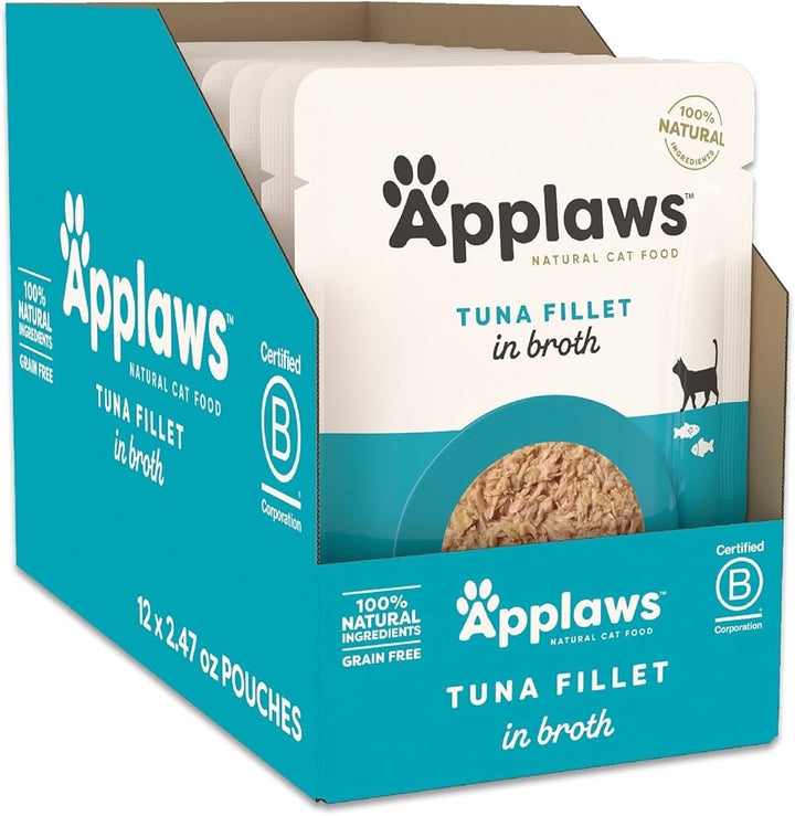 Applaws Pouches Tuna Fillet in Broth, 70g