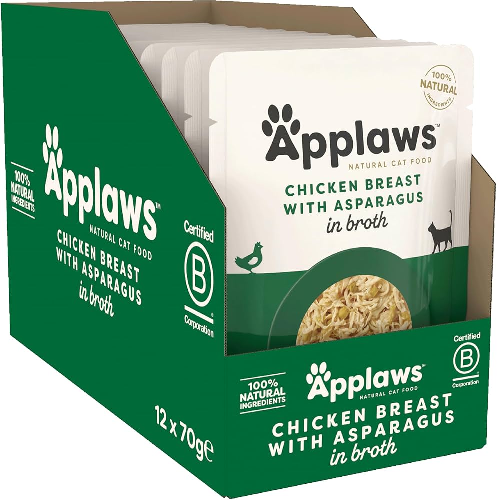 Applaws Pouch Adult Chicken with Asparagus (1 box, 12 pcs)