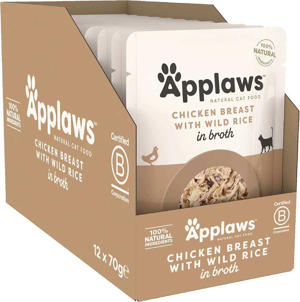 Applaws Pouch Adult Chicken with Wild Rice (1 box, 12 pcs)