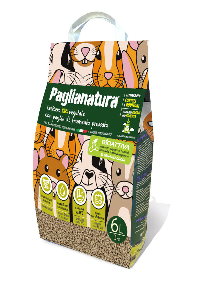 Paglianatura Bioactive Litter for rodents, 6L