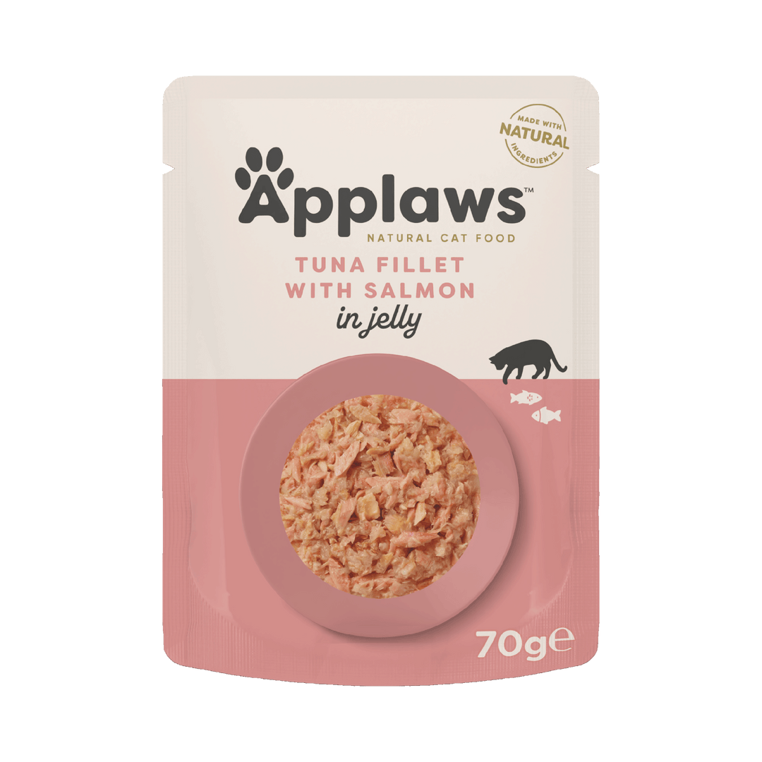 Applaws Pouches Tender Tuna with Salmon in tasty Jelly