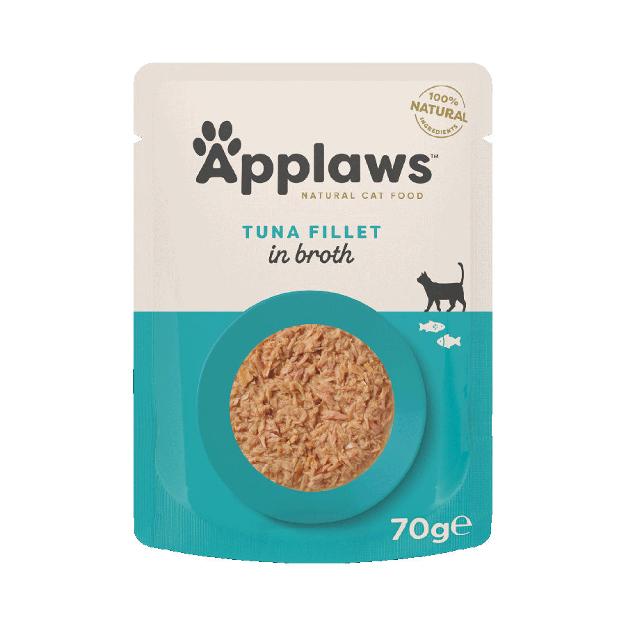 Applaws Pouches Tuna Fillet in Broth, 70g