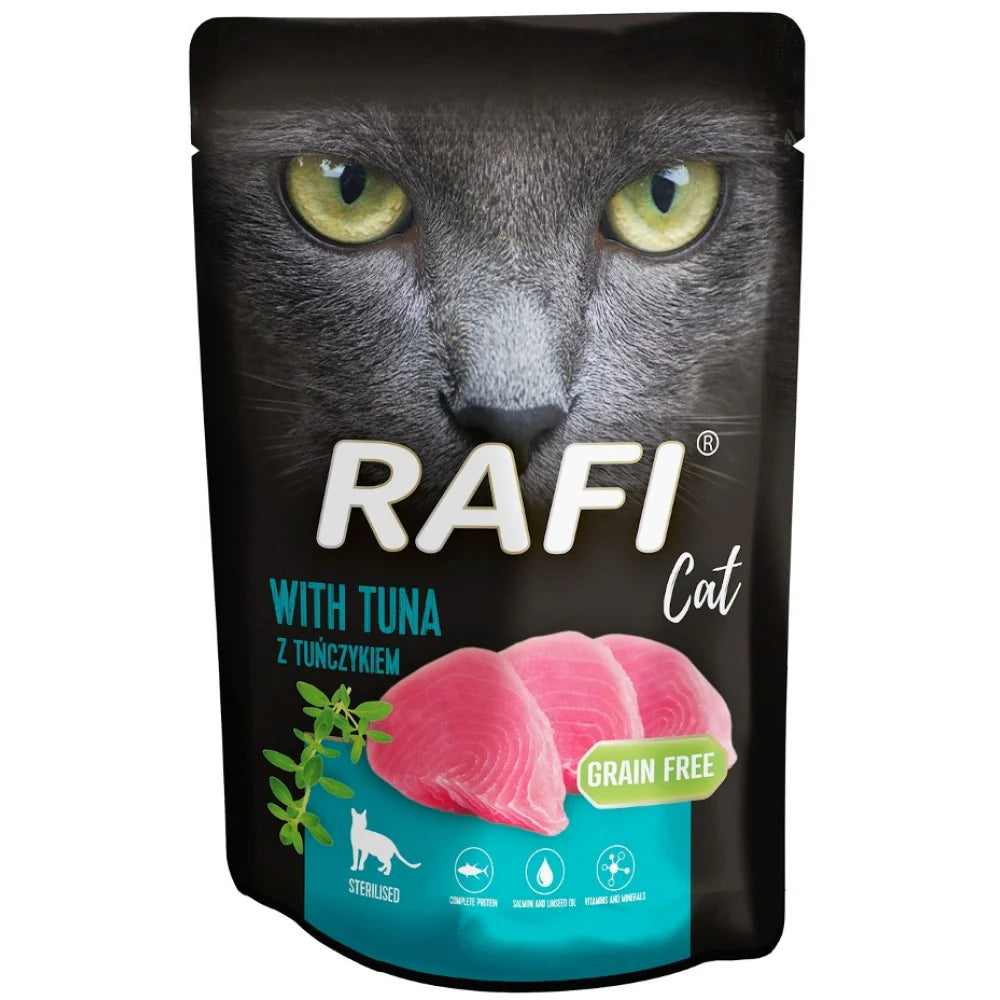 Rafi Cat pouches pate, 100g - Tuna (Sterilised)