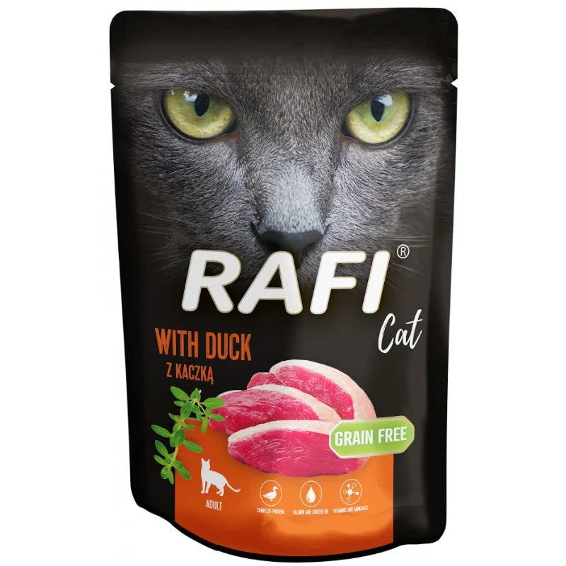 Rafi Cat pouches pate, 100g - Duck