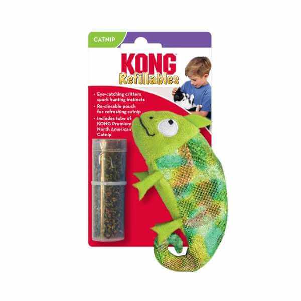 KONG - Cat Refillable Catnip Chameleon