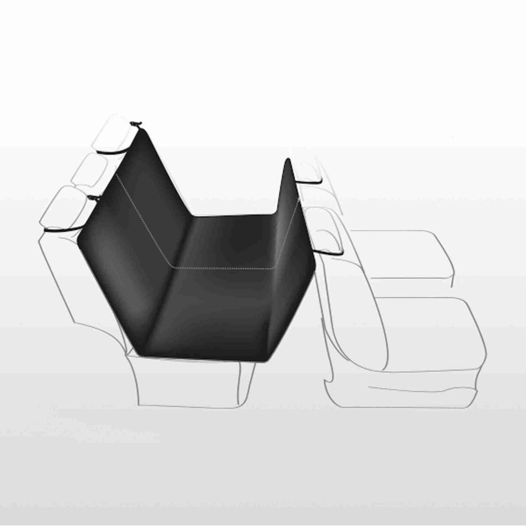 Car seat cover/side panels, nylon, black, 1,5x1,35m