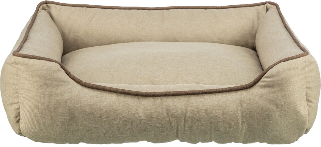 Nio bed, water repellent, square, 60 x 50 cm, sand