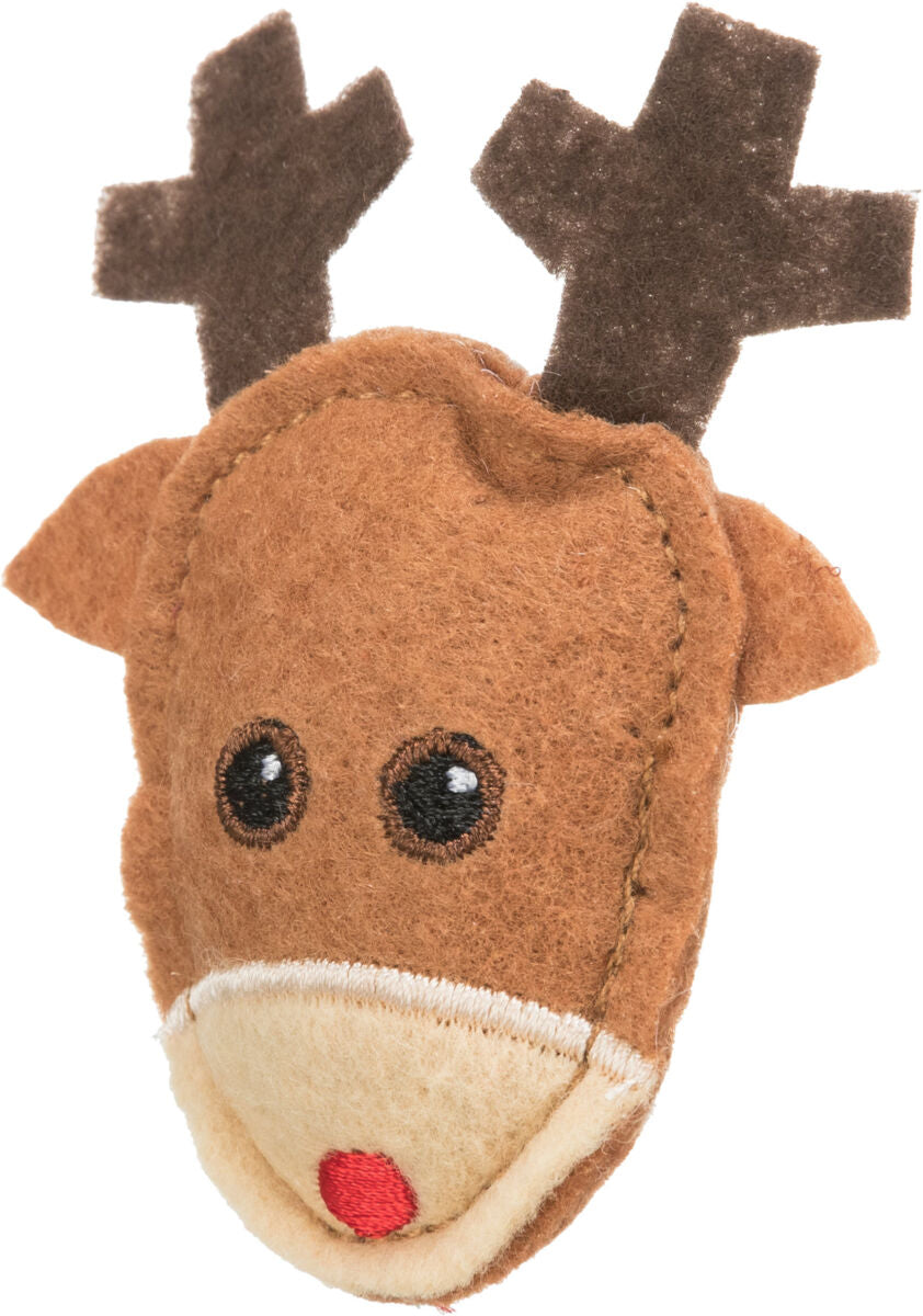 Xmas Elk and Gingerbread Figure Set - for cats