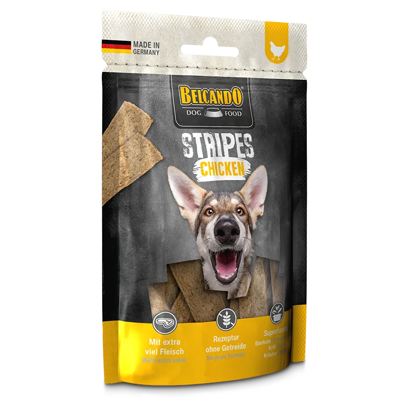 Belcando dog treats Stripes 70g - Chicken