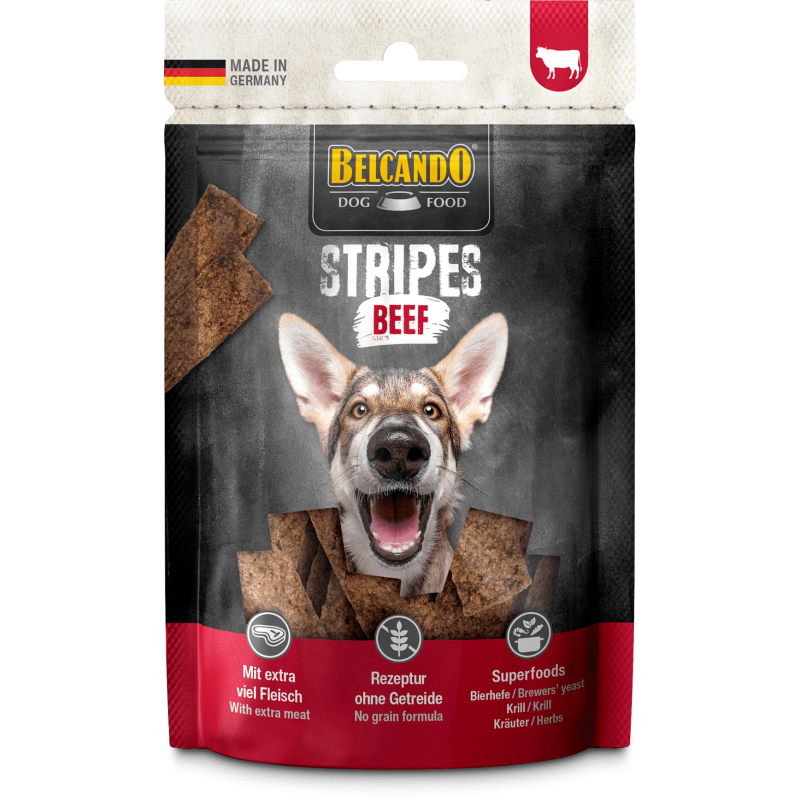 Belcando dog treats Stripes 70g - Beef