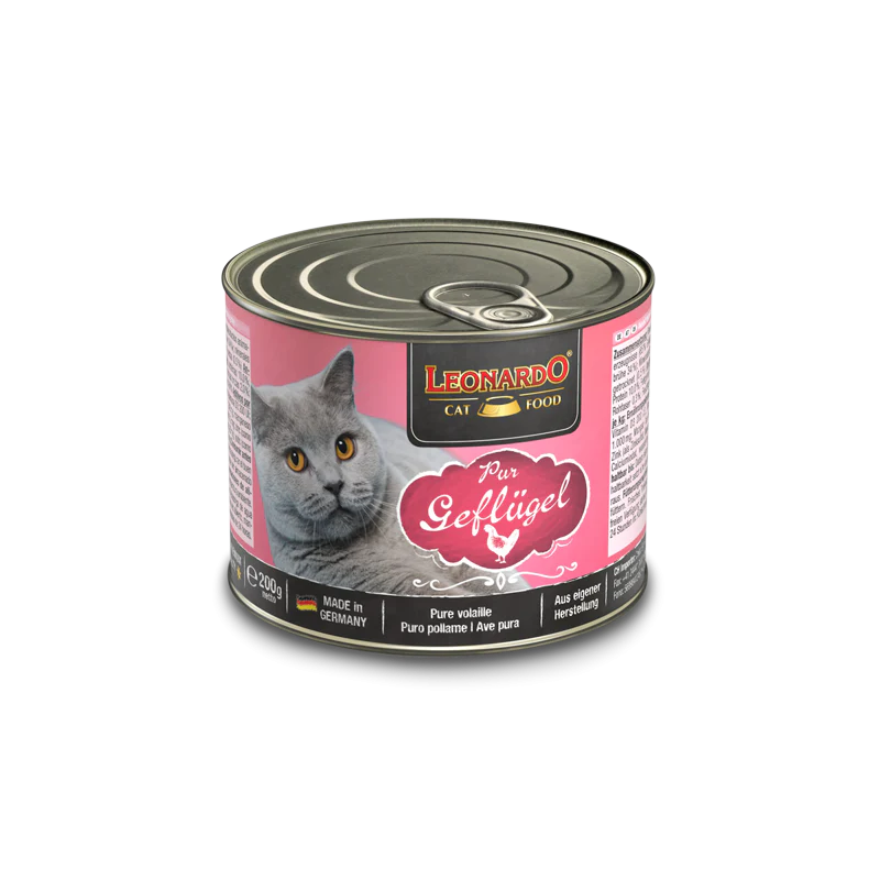 Leonardo Cat tin, 200g - Poultry