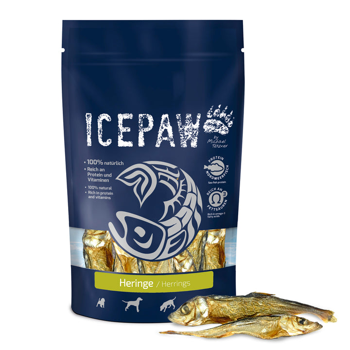 ICE PAW Snack Herrings, 100g