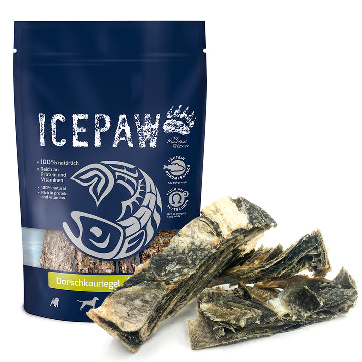 ICE PAW Snack Cod Chewing Bar 100g