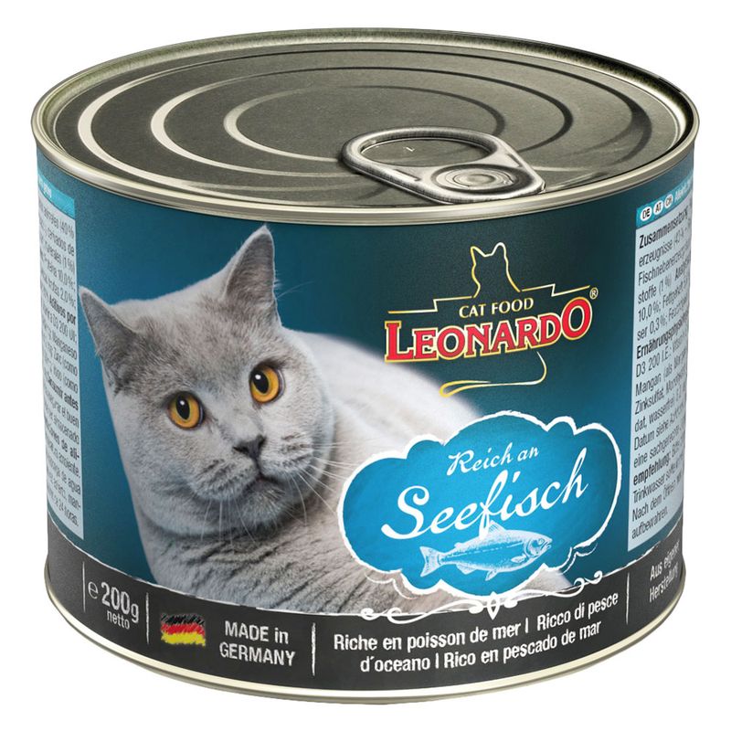 Leonardo Cat tin, 200g - Ocean fish