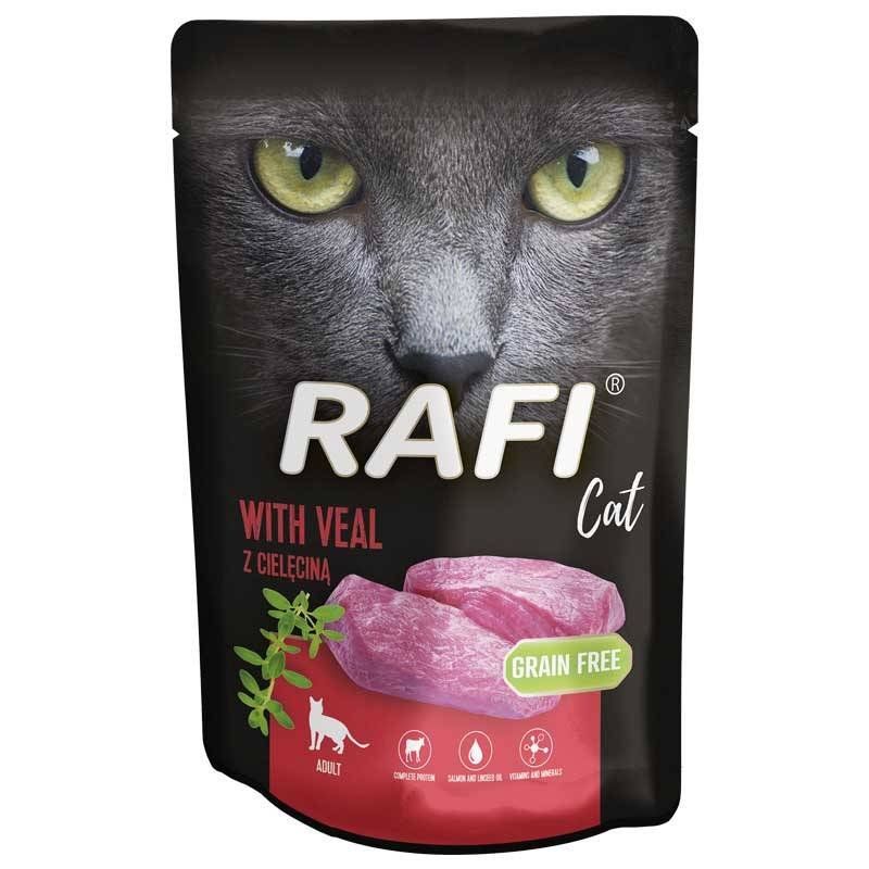 Rafi Cat pouches pate, 100g - Veal