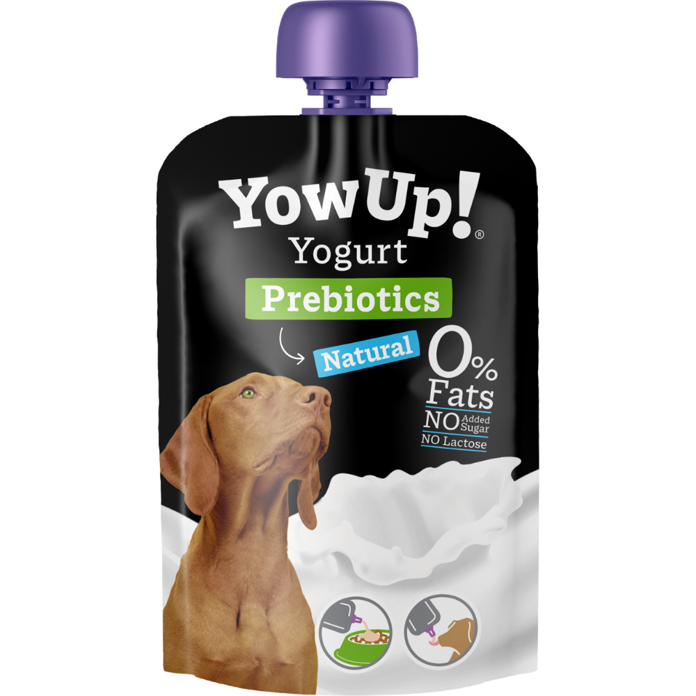 Yow Up Dog yogurt Natural, Prebiotics