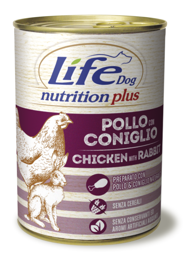 LifeDog plus rabbit and chicken , 400 gr