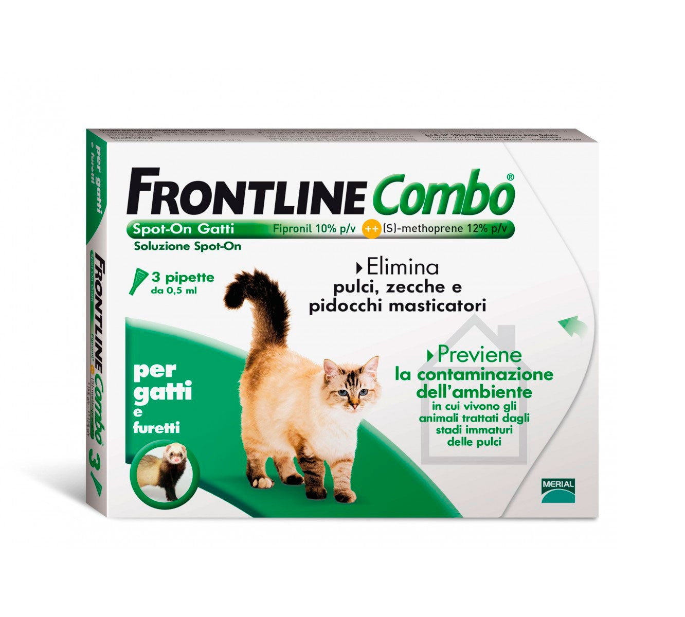 Frontline Combo for cats 3 Pipettes petshopmalta