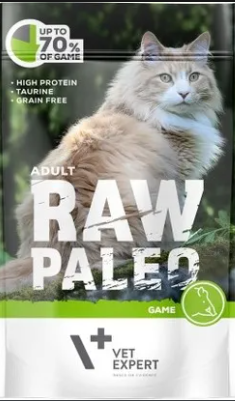 Raw Paleo Cat Pouches, 100g - Adult (game)